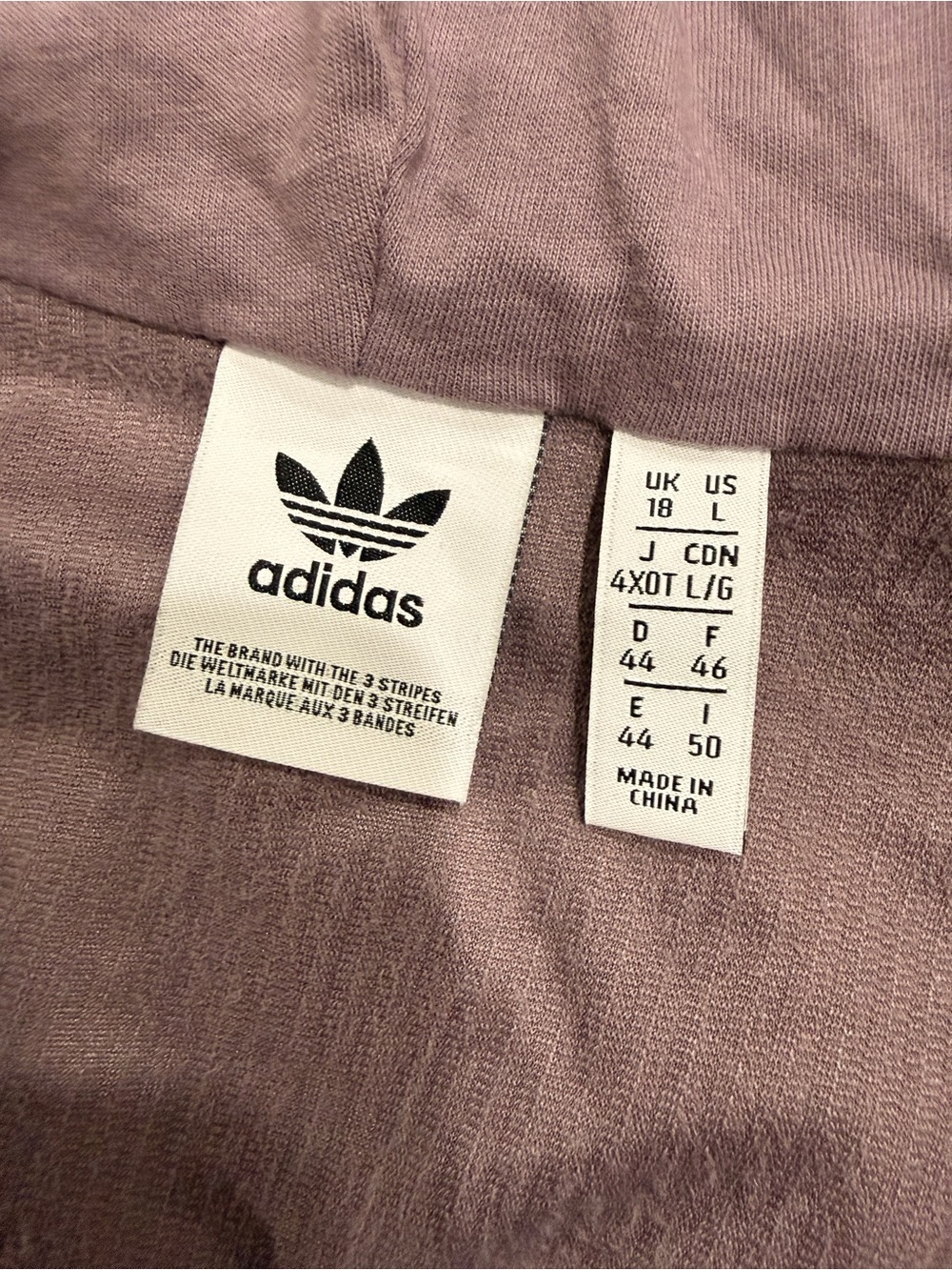 adidas Originals Lilac Velvet Corduroy Hooded Track Jacket & Joggers - Picture 7 of 9
